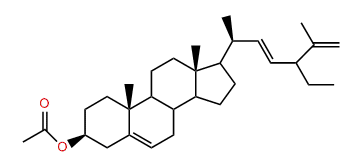 5,22,25-Stigmastatrienol acetate
